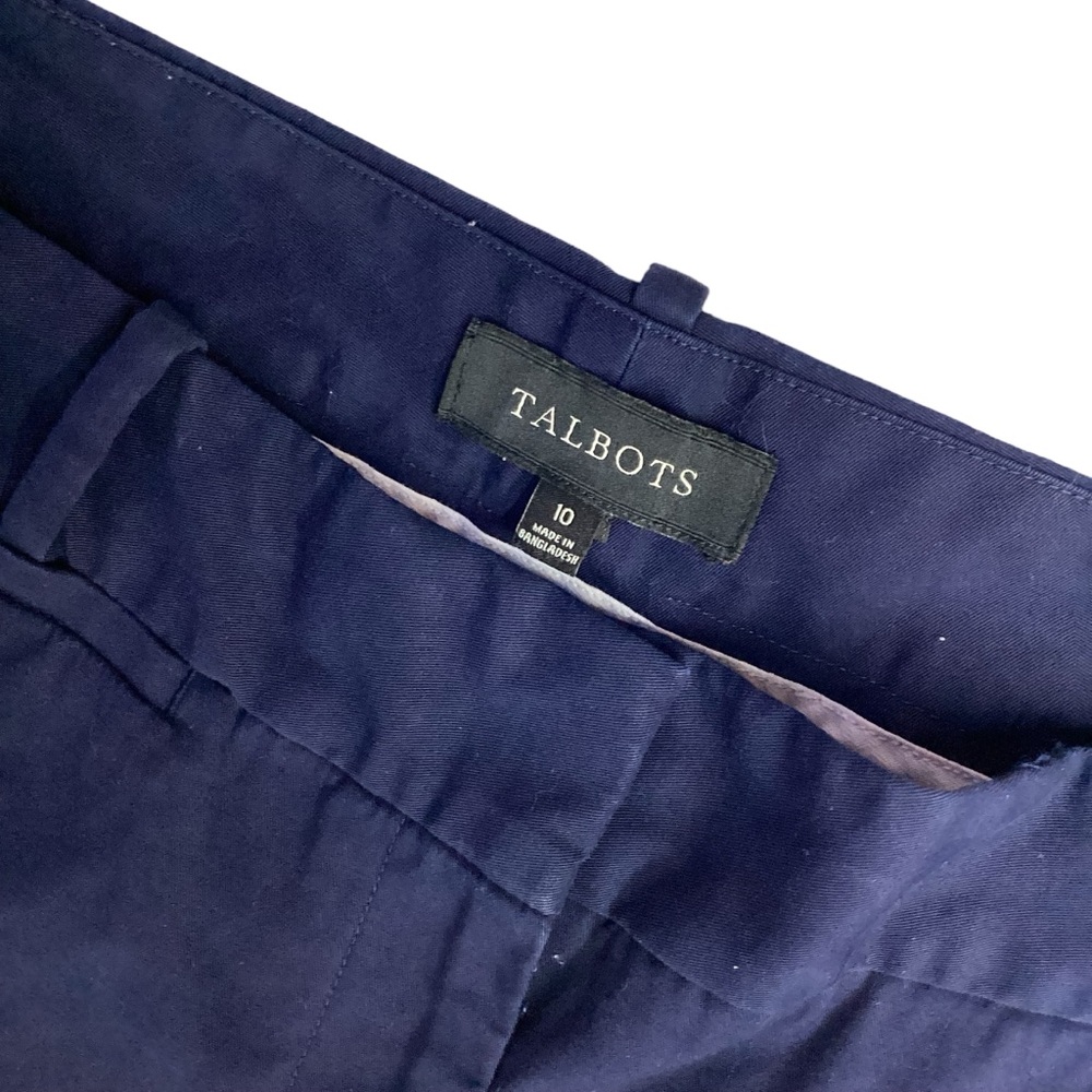 Talbots Navy Blue Bermuda Shorts Misses size 10 - Picture 2 of 7